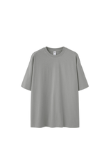 Men's Spring Summer 260g Solid Crewneck Oversized Tee