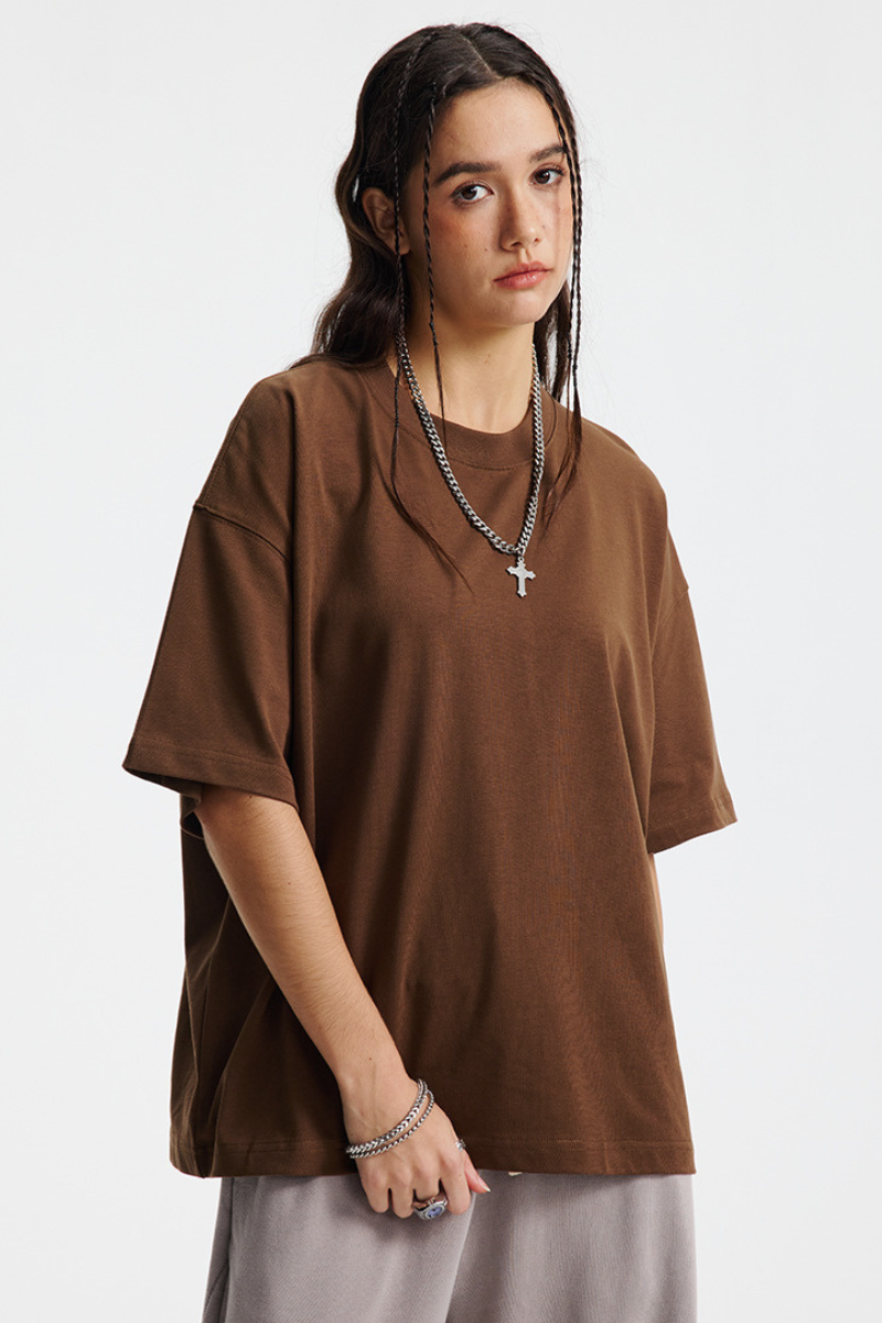 Women's Summer 275g Cotton Boxy Oversized Tee