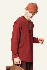Men's 350 Heavyweight Cotton Long-sleeve T-shirt.