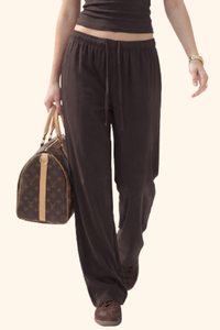 Women's Spring Summer 200g High Stretch Wide Leg Pants
