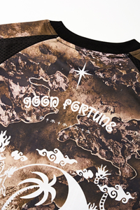 Men's Breathable Side Mesh Panelled Trendy Print T-Shirt