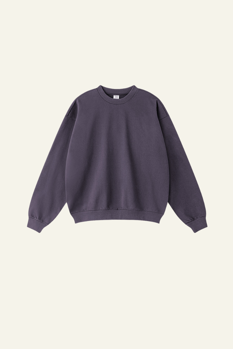 Men's Solid Color Athletic Wear Crewneck Pullover
