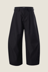 Men's 3D Curved Double Hem Back Pocket Wide Leg Cargo Pants