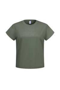 Women's Cotton Athletic Solid Minimalist T-shirt
