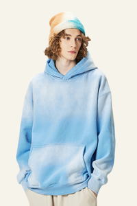 Men's Heavyweight Washed Gradient Hoodie