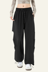 Men's High-Elasticity Draping Workwear Wide-Leg Pants