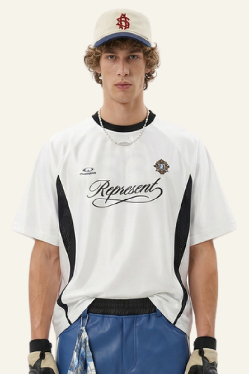 Men's Sportswear Drop Shoulder Color Block T-shirt