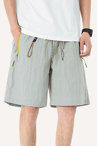 Men's Spring Summer Waterproof Zip D-Ring 5" Shorts