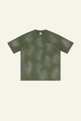 Men's Vintage Gradient Cotton Athletic Wear T-shirt