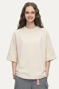 Women's 180g Polyester Cropped Oversized Cooling Tee