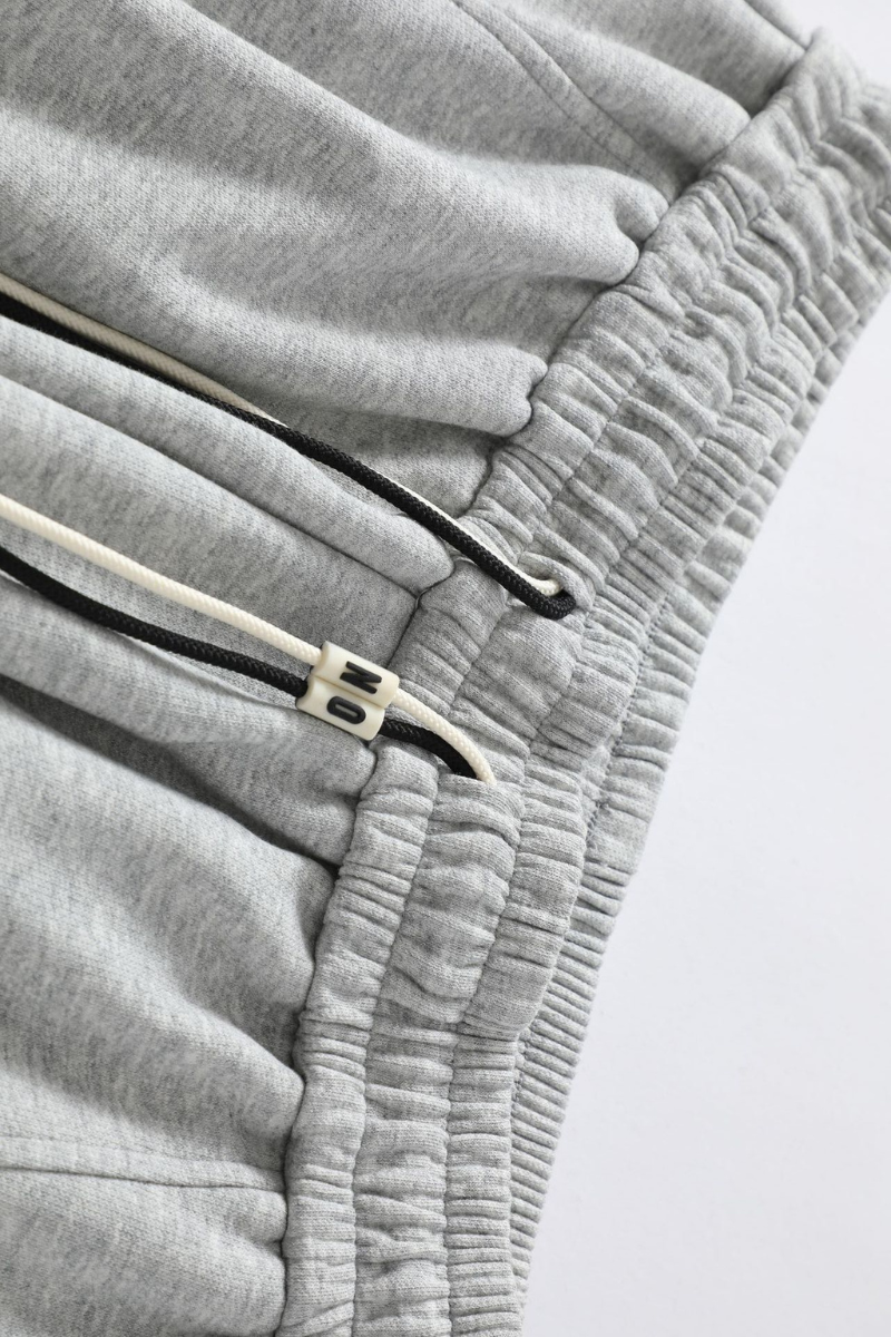 Men's Summer Solid Drawstring Heavy Jogger Pants