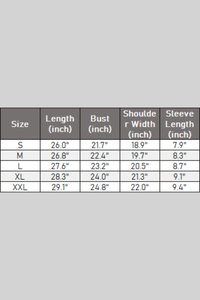Women's Summer 220g Ribbed Set-in Quick Dry Oversized Tee