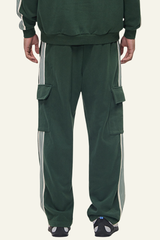 Men's Streetwear Color Blocked Side-Striped  Pants