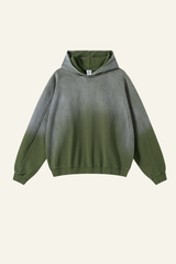 Men's Gradient Color Cotton Hoodie