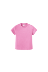 Women's Spring Summer 260g Solid Crewneck Oversized Tee