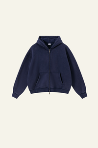 Men's Full Zipper Pocket Hooded Jacket