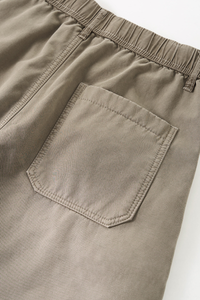 Men's Washed  Vintage Fleece-Lined Casual Pants.