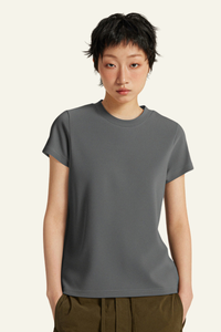 Women's Fitted Breathable Solid OutdoorT-shirt