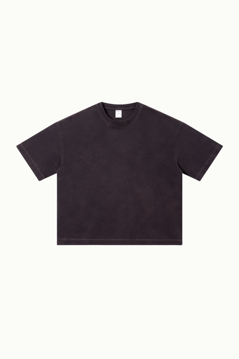 Women's Summer 280g Cotton Washed Oversized Boxy Tee
