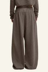Women's  Vintage-Washed Cotton Straight-Leg Pants.