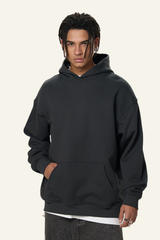 Men's Cotton Streetwear Front Pocket Hooded