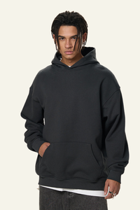 Men's Cotton Streetwear Front Pocket Hooded