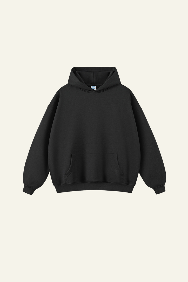 Women's  Cotton Streetwear Front Pocket Hooded