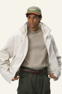 Men's Streetwear Detachable Collar Fleece Stand Jacket