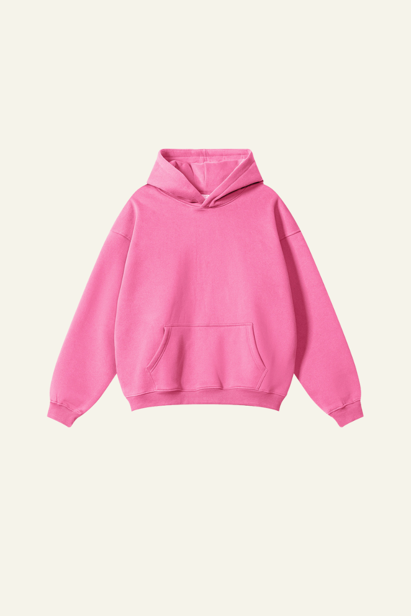 Women's  Solid Color Over Size Hoodie