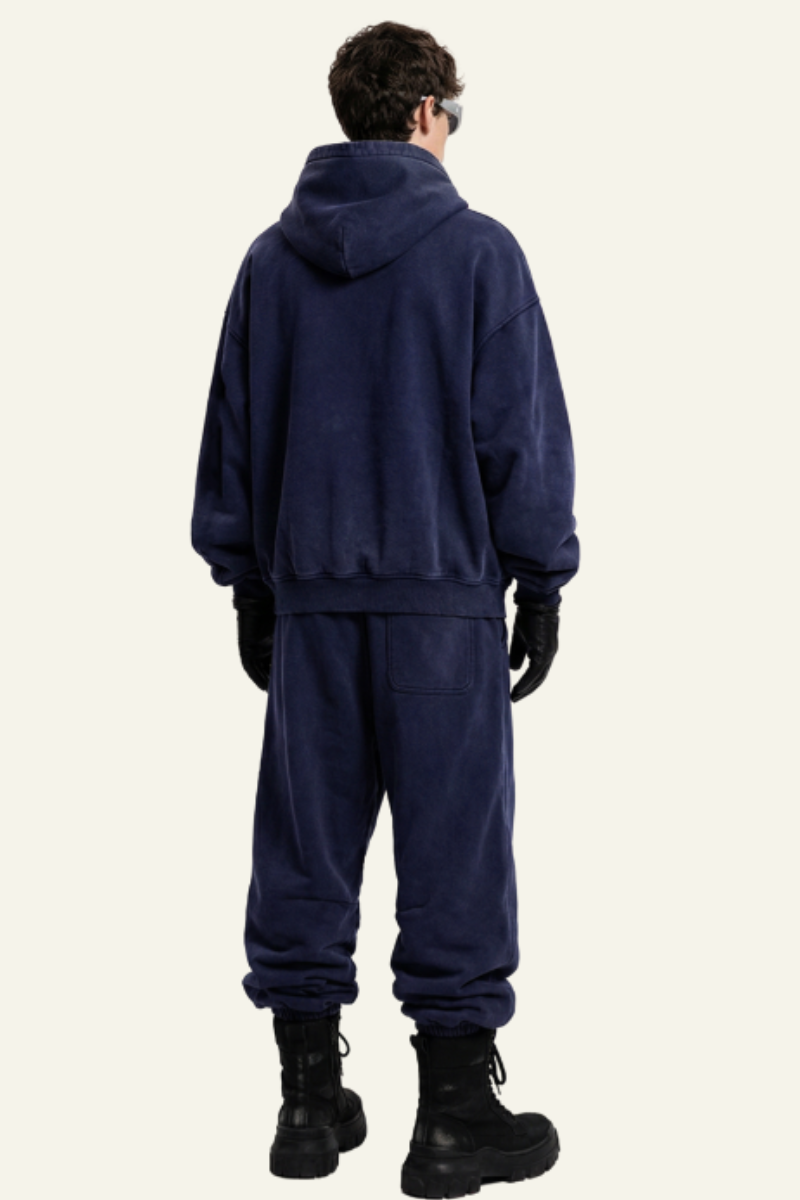 Men's Streetwear Set:Hooded Jacket & Casual Pants
