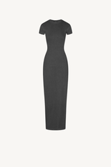 Women's Summer 275g Washed Slim Bodycon Slit Dress