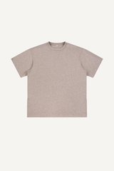 Men's Summer 260g Solid Cotton Loose Cuffed Tee