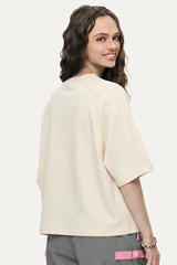 Women's 180g Polyester Cropped Oversized Cooling Tee