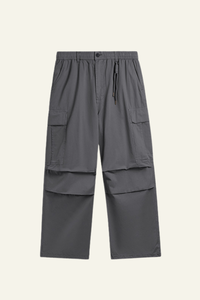 Men's Streetwear Washed Cotton Side Pockets Cargo Pants