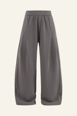 Women's Streetwear Twill Wide Leg Pants