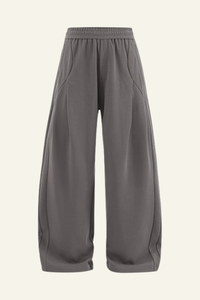 Women's Streetwear Twill Wide Leg Pants