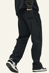 Men's Streetwear Slouchy Drawstring Wide-leg Pants