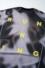 Men's Streetwear Mesh Breathable Printed T-shirt