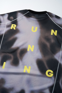 Men's Streetwear Mesh Breathable Printed T-shirt
