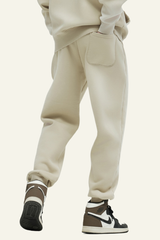Men's  Streetwear Washed Fleece-Lined Gradient Cuffed Pants
