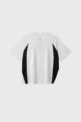 Men's Summer 7A V-Neck Colorblock QuickDry Oversized Tee