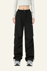 Women's Water-Resistant Breathable Pleated Lightweight Cargo Pants