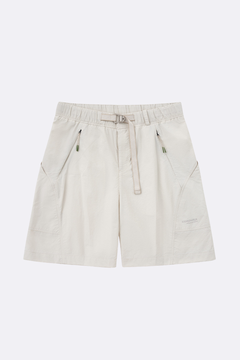 Men's 3D Cut Drawstring Quick Dry Secure Zip Cargo Shorts