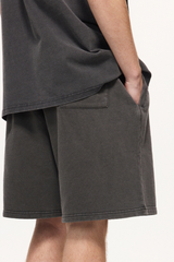 Men's Summer 320g Snow Wash Cotton Loose 5" Shorts