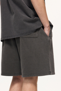 Men's Summer 320g Snow Wash Cotton Loose 5" Shorts