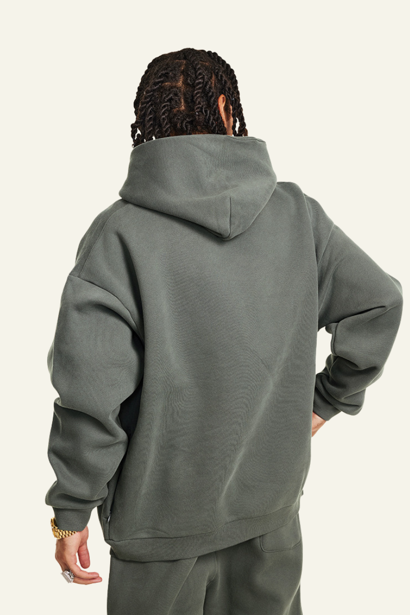 Men's Streetwear Fleece-Lined Hoodie