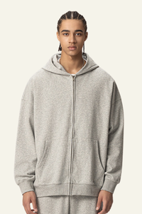 Men's Streetwear Full Zipper Hooded Jacket
