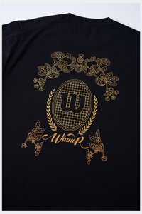 Women's Foil Badge Vintage Oversized Crewneck Tee