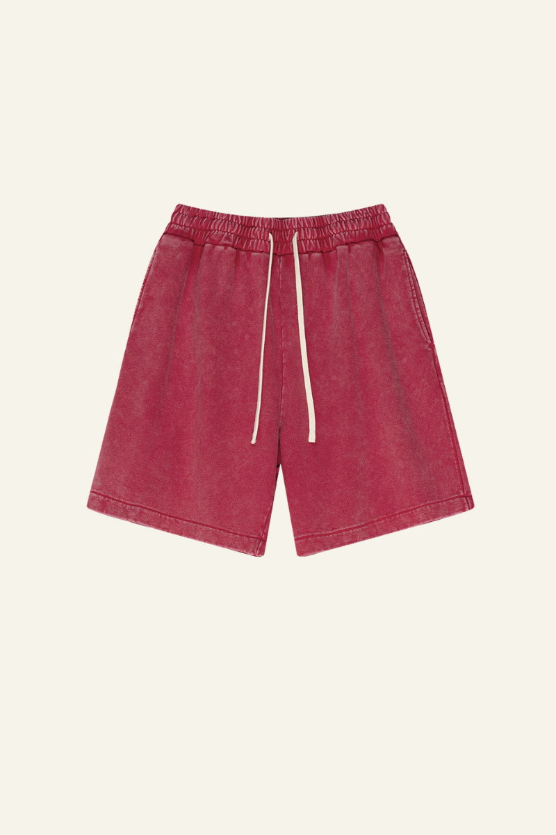 Men's Cottton Washed Athletic Wear Shorts