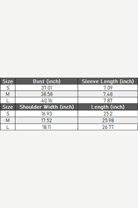 Women's 250g Cotton Double Layer Crewneck Basic Set-in Tee